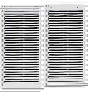 20 x 20 in. Filter Grille White Steel