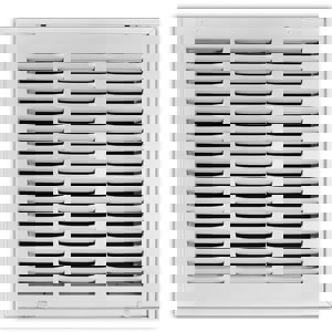 14 x 14 in. Residential Return Grille White Steel