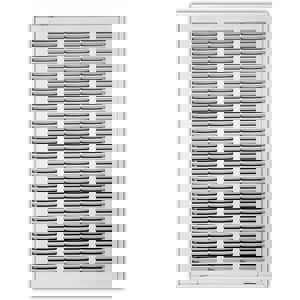 14 x 25 in. Residential Return Grille White Steel