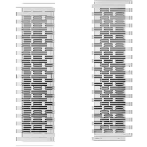 14 x 30 in. Residential Return Grille White Steel