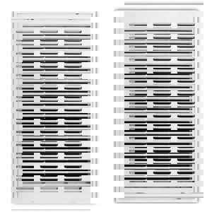 16 x 20 in. Residential Return Grille White Steel
