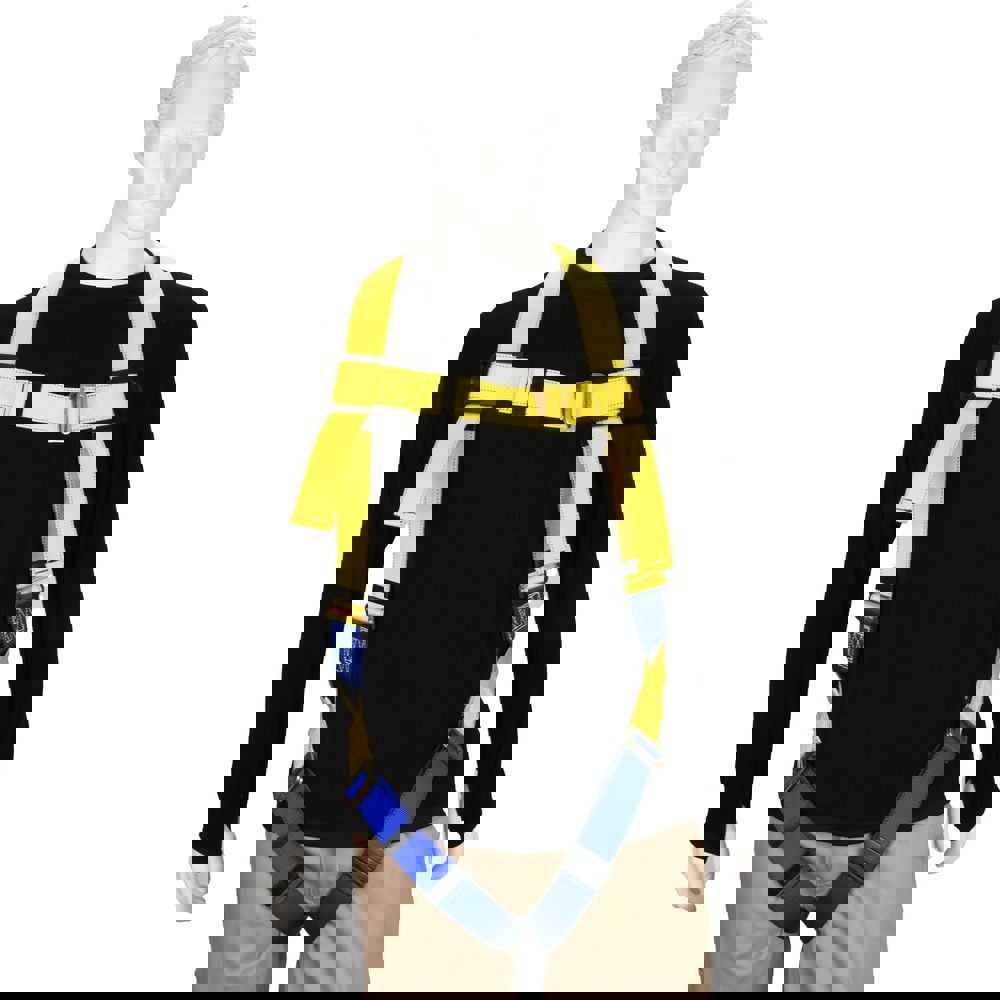 Fall Protection Harnesses: 310 Lb, Lightweight Style, Size Universal, Polyester