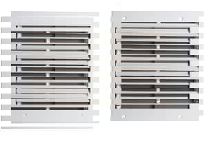 30 x 12 in. Residential 1-way Return Grille in White Steel