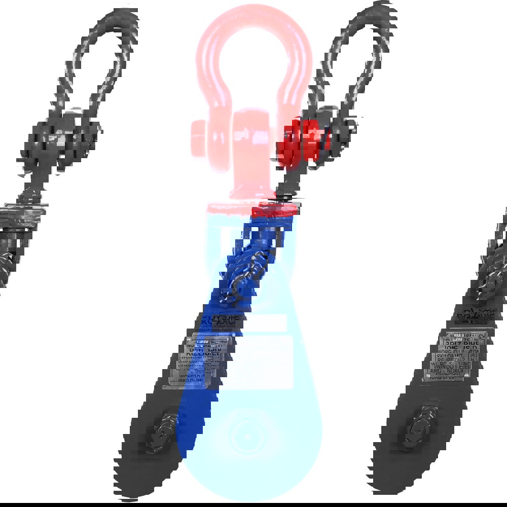 8, 800 Lbs. Load Limit, Side Release Snatch Block