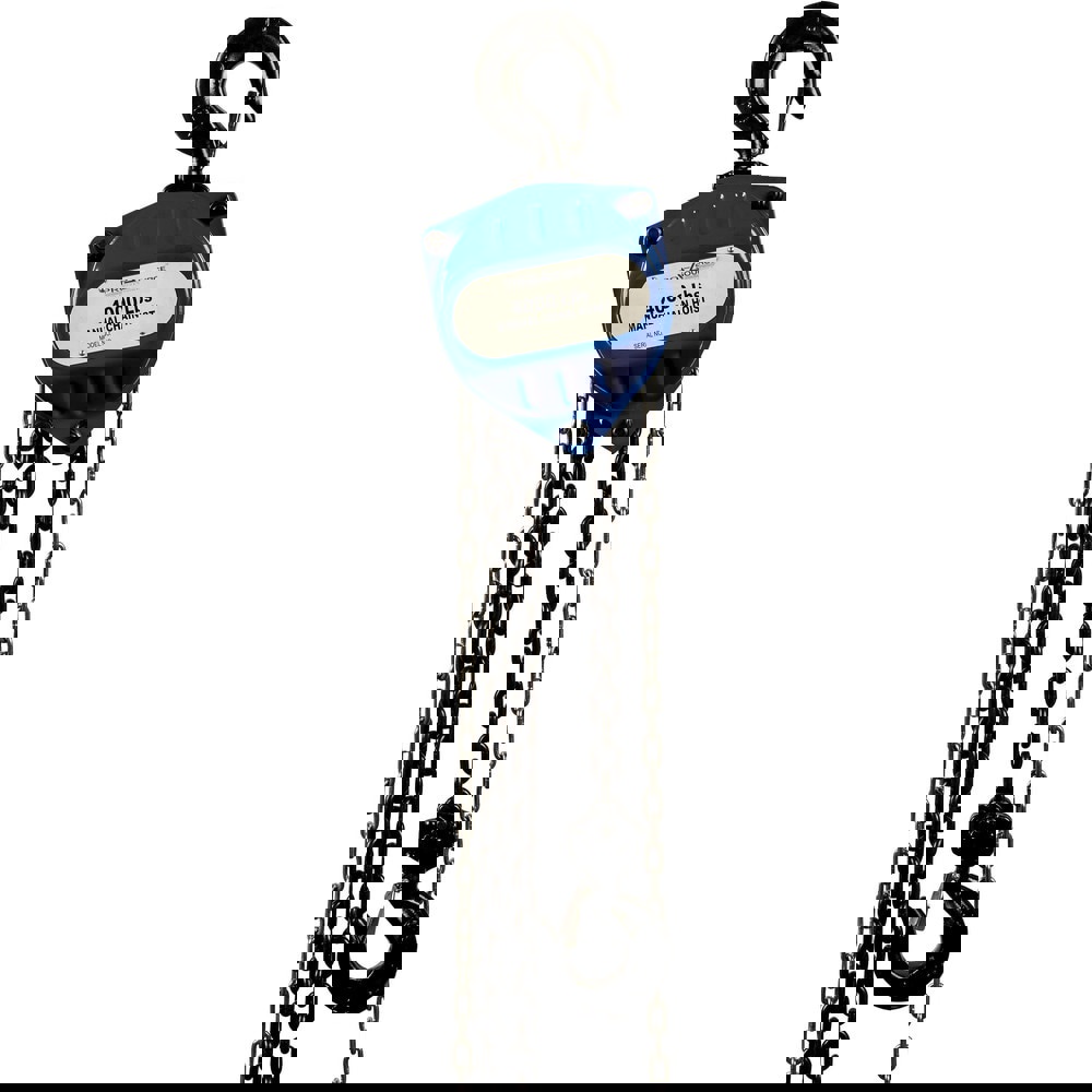 4,000 Lb Capacity, 10' Lift Height, Chain Manual Hoist