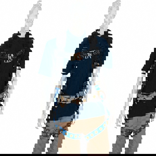 Fall Protection Harnesses: 310 Lb, Construction Style, Size Universal, Polyester