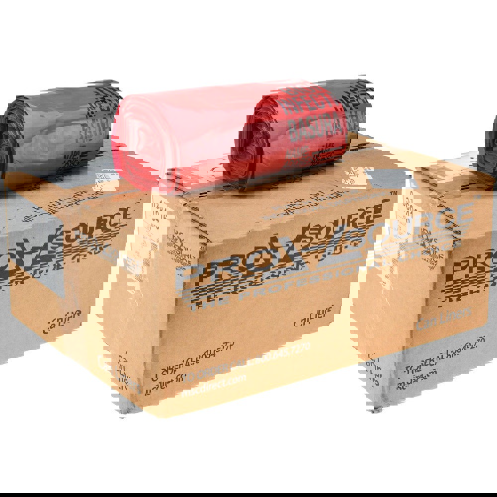 200 Qty 1 Pack 35 Gal Capacity, Red, LLD