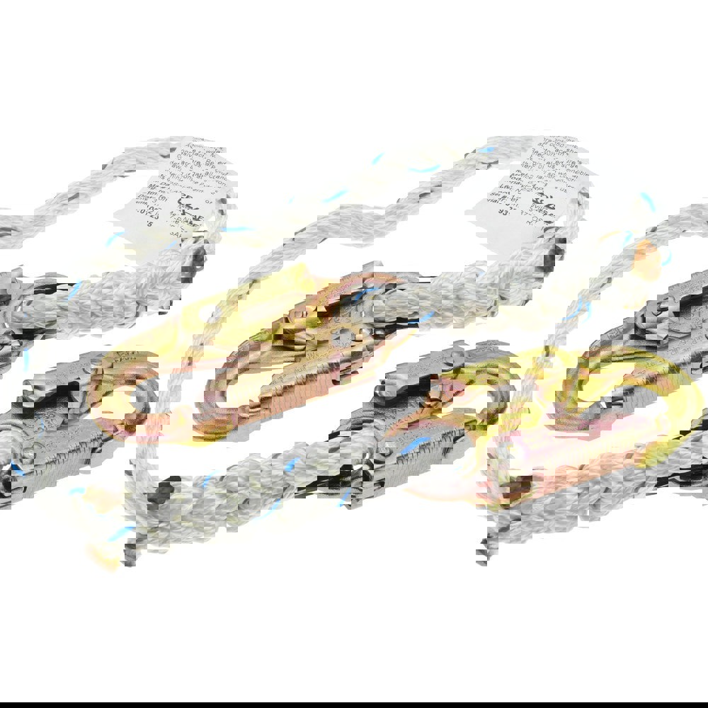 3' Long, 350 Lb Capacity, 1 Leg Locking Snap Hook Harness Lanyard