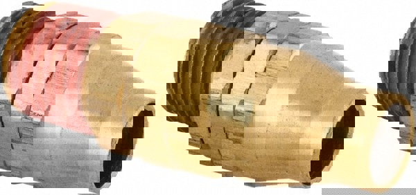 1/4 NPT, Brass Reusable Hose Male Swivel Fitting