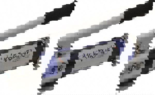 Manual Hydraulic Pump: 2 Stage, Aluminum Pump