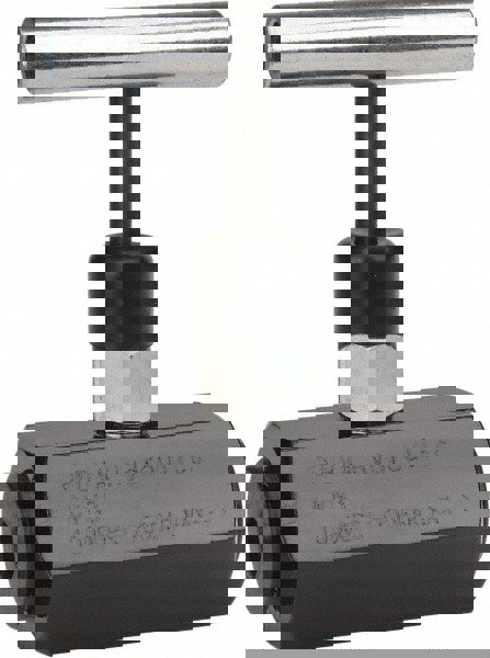 Hydraulic Control Needle Valve: 3/8-18 Inlet, 3/8-18 Thread, 10,000 Max psi