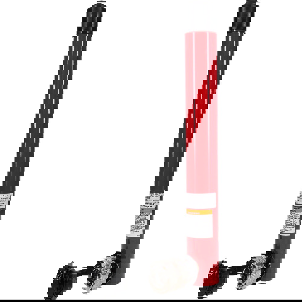 Portable Hydraulic Cylinder: Single Acting, 9.03 cu in Oil Capacity