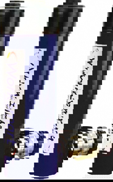 Portable Hydraulic Cylinder: Single Acting, 12.49 cu in Oil Capacity