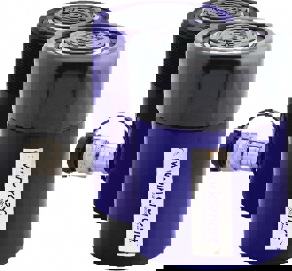 Portable Hydraulic Cylinder: Single Acting, 21.97 cu in Oil Capacity