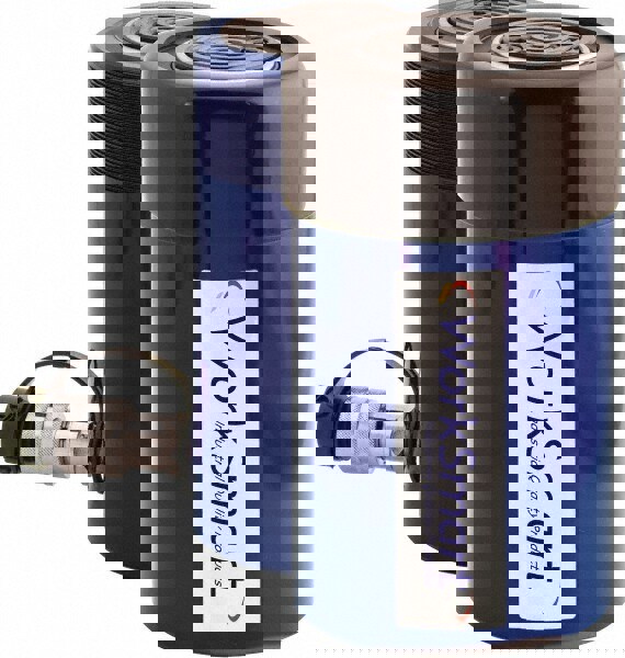 Portable Hydraulic Cylinder: Single Acting, 44.57 cu in Oil Capacity