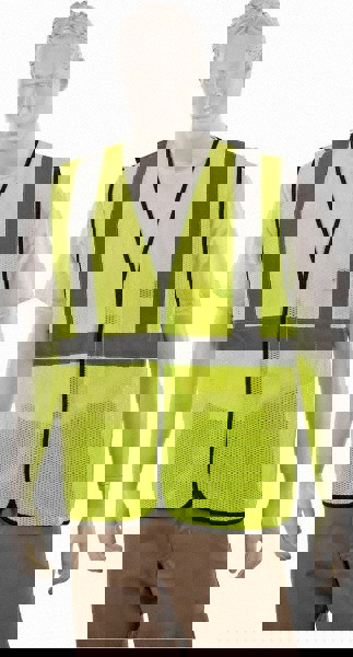 High Visibility Vest: Large & X-Large, General Purpose Vest, ANSI Class 2