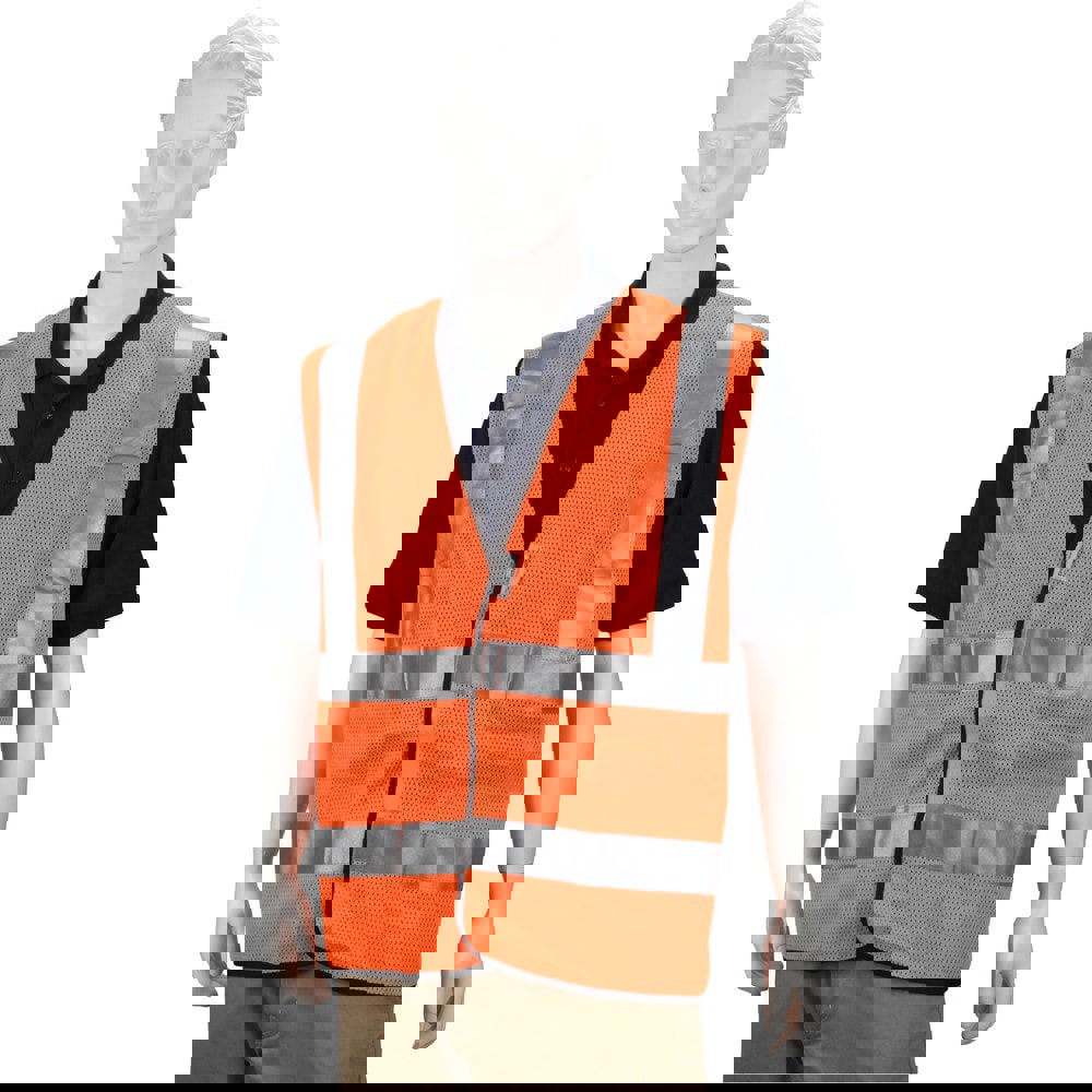High Visibility Vest: Medium, General Purpose Vest, ANSI Class 2