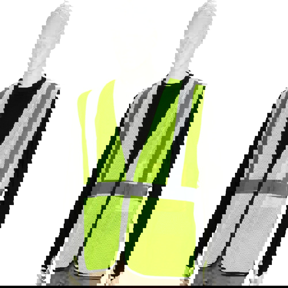 High Visibility Vest: Large & X-Large, General Purpose Vest, ANSI Class 2