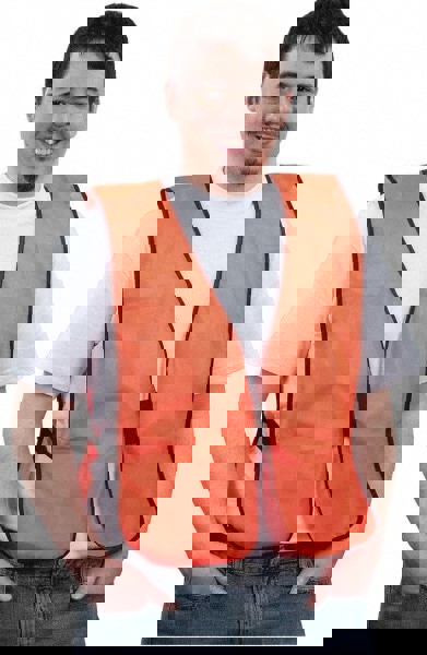 High Visibility Vest: 4X-Large, General Purpose Vest, ANSI Class 0