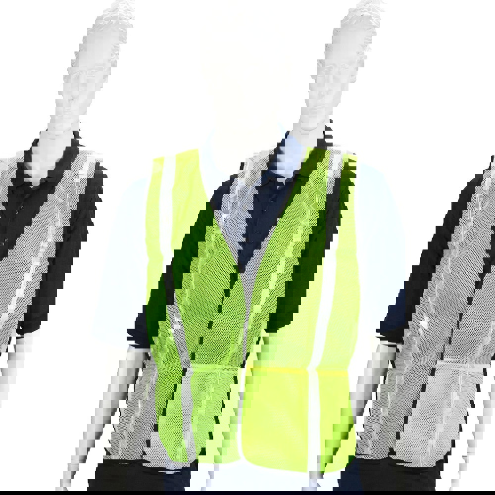 High Visibility Vest: 4X-Large, General Purpose Vest, ANSI Class 0