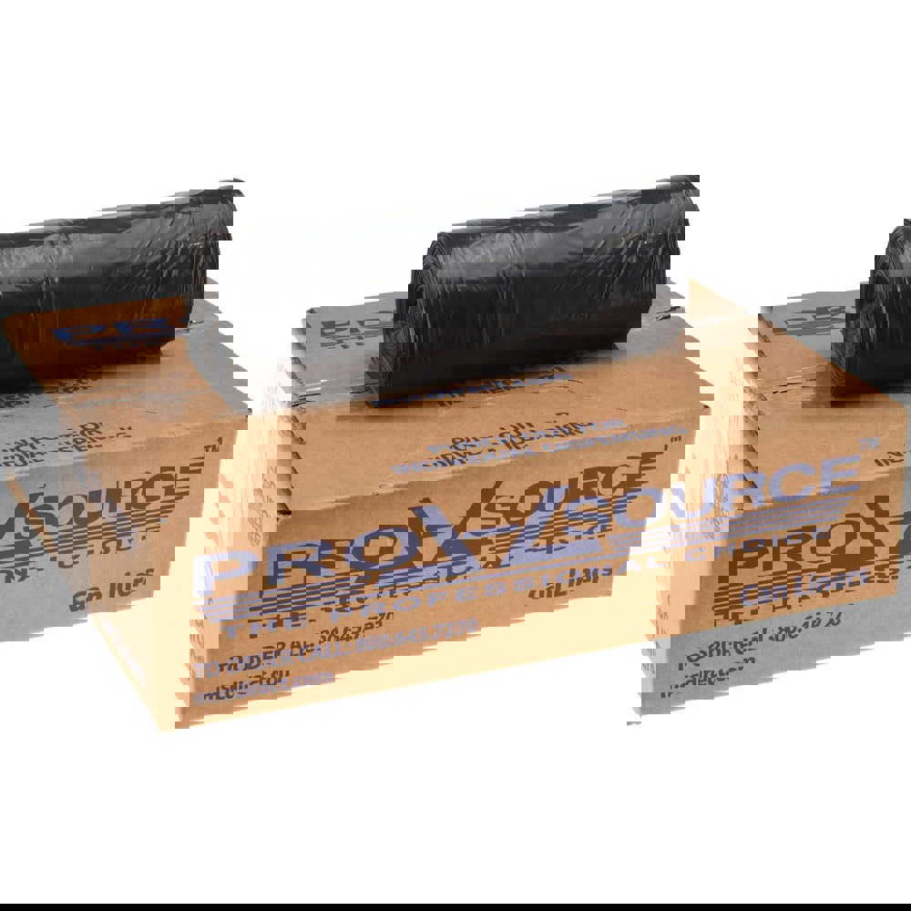 Household Trash Bags: 60 gal, 0.8 mil, 1