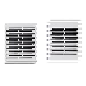 14 x 8 in. Residential 1-way Return Grille White Steel
