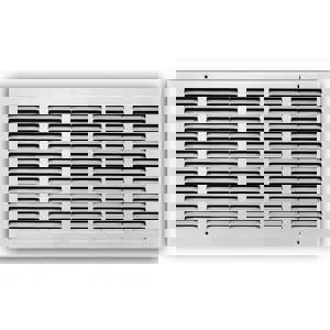 20 x 14 in. Residential Return Grille White Steel