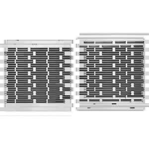 30 x 12 in. Residential Return Grille White Steel