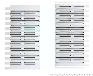 8X6 RG RTN AIR GRL 1/2 FIN WHIT