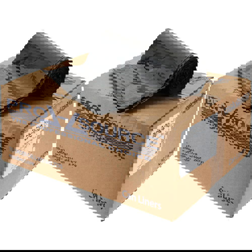 Trash Bag: 45 gal, 1.65 mil, Pack of (100)