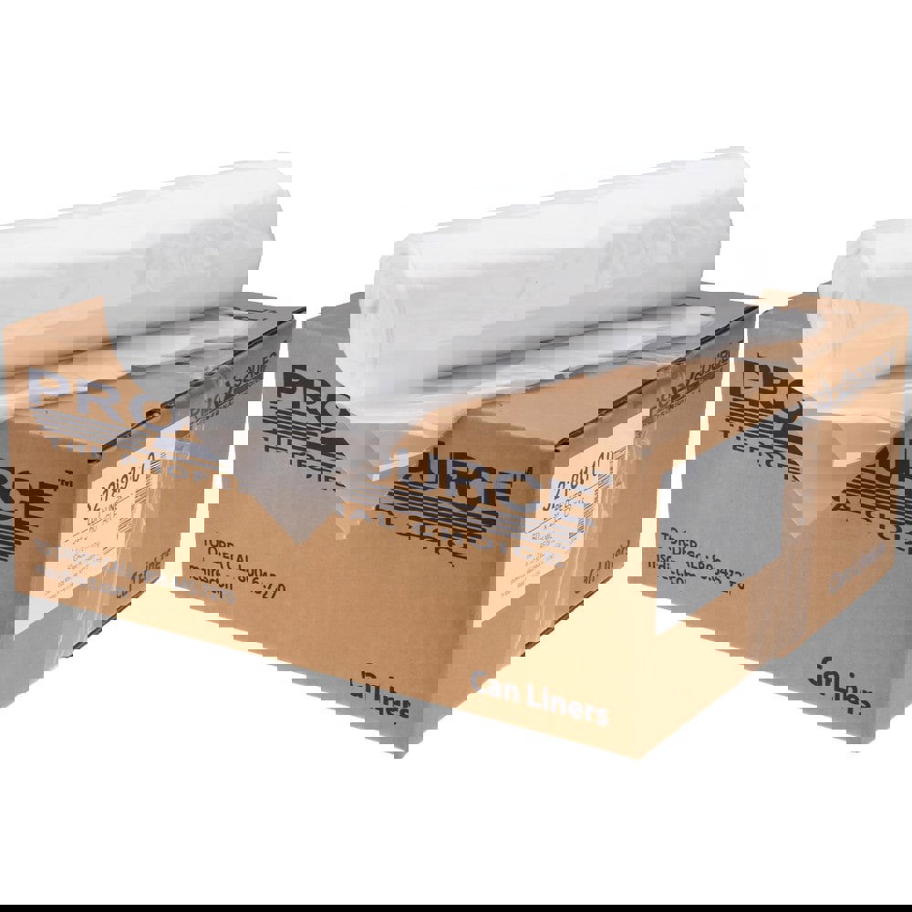 Trash Bags: 60 gal, 1.75 mil, 50 Pack