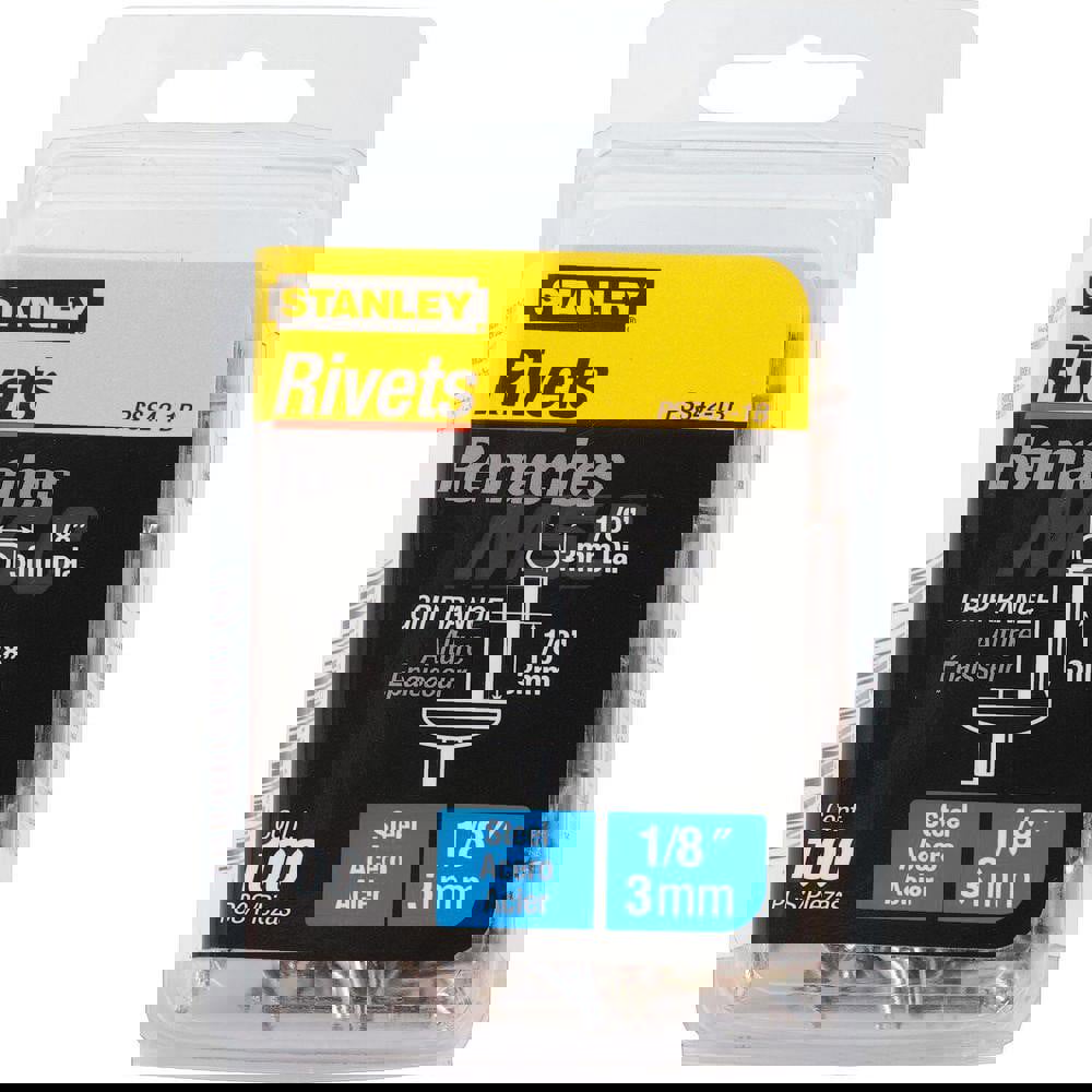 Color Coded Blind Rivet: Steel Body, Steel Mandrel