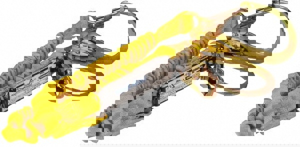 6' Long, 350 Lb Capacity, 2 Leg Locking Snap Hook Harness Shock Absorbing Lanyard