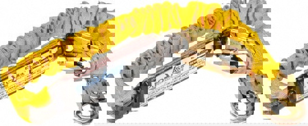 6' Long, 350 Lb Capacity, 1 Leg Locking Snap Hook Harness Shock Absorbing Lanyard