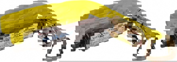 6' Long, 350 Lb Capacity, 1 Leg Locking Snap Hook Harness Shock Absorbing Lanyard