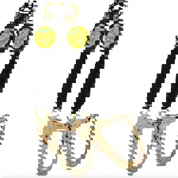 Self-Retracting Lifeline: 350 lb Capacity, Steel Carabiner