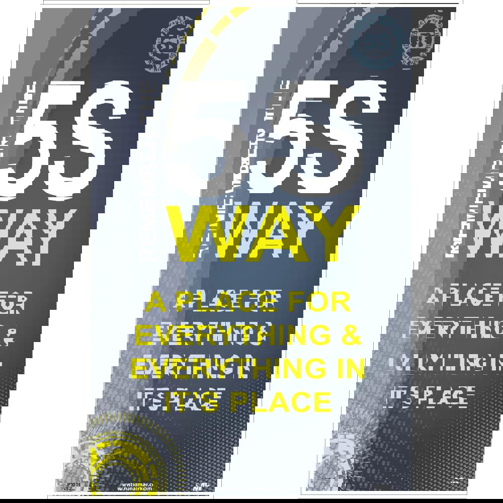 Training & Safety Awareness Posters; Subject: Teamwork ; Training Program Title: 5S; General Training Series ; Message: Remember The 5S Way