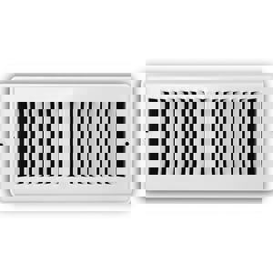 2 x 10 in. Toe Space Grille Residential White Steel