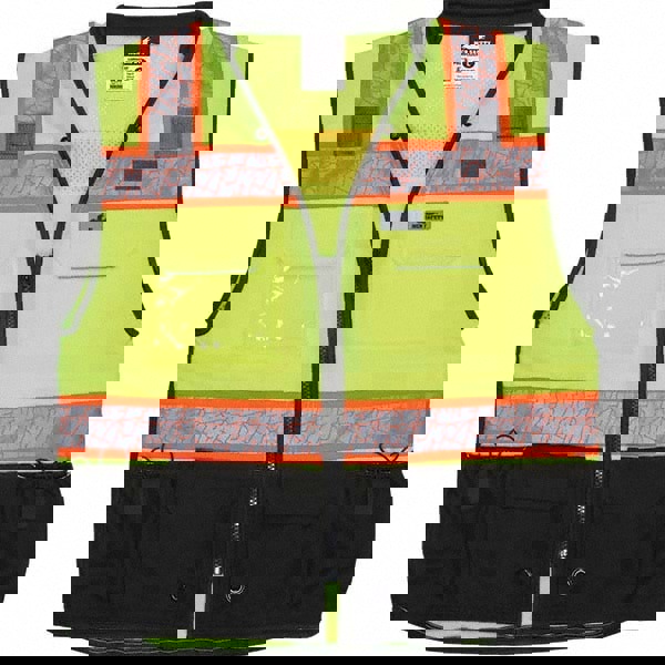 High Visibility Vest: Medium, Surveyor's Vest, ANSI Class 2
