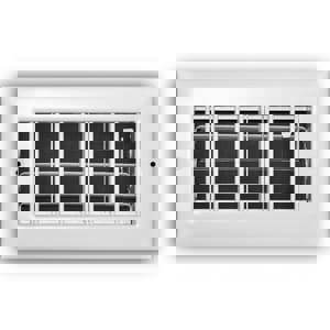 8 x 4 in. Residential Supply Register White Steel