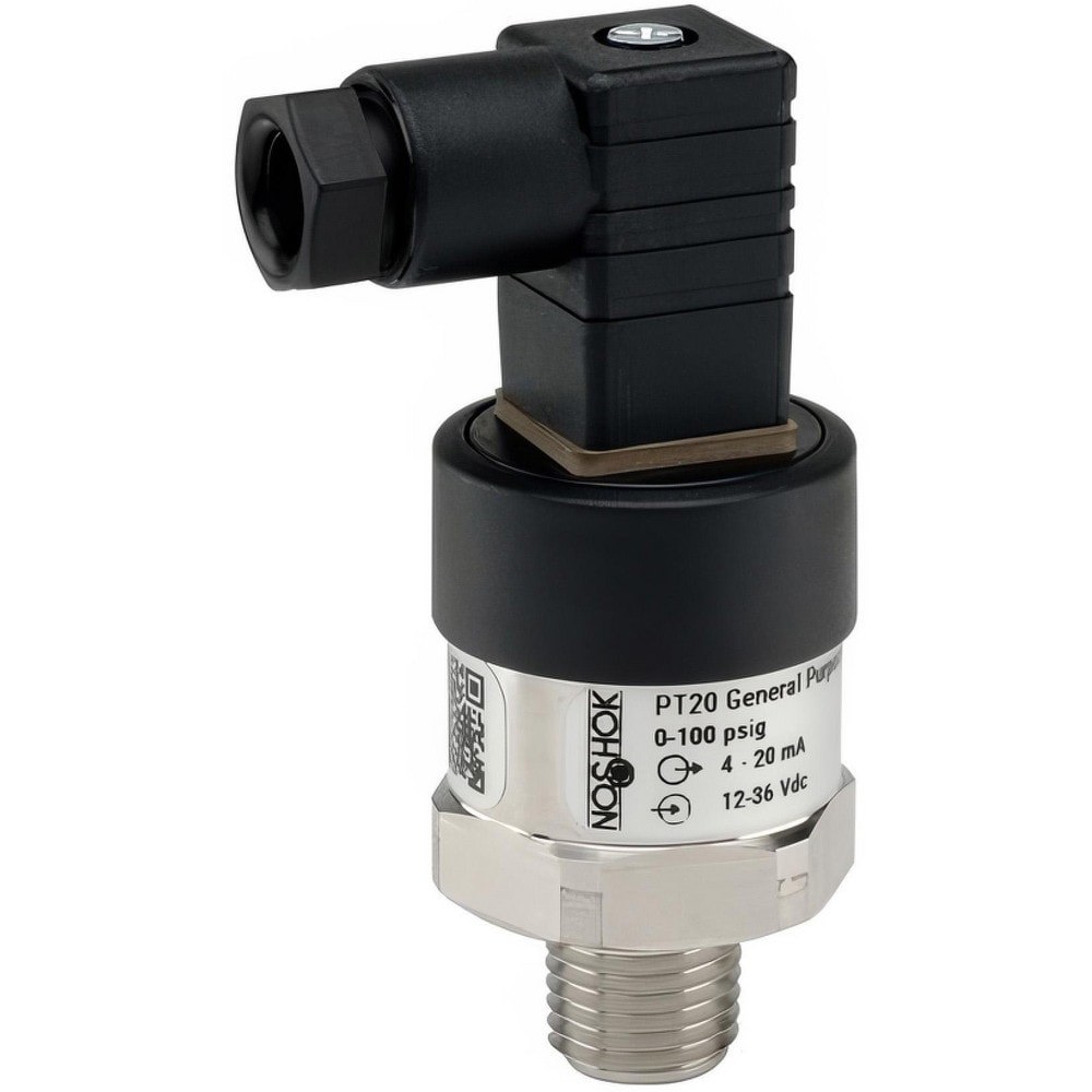 Pressure Transducers & Transmitters; Product Type: Pressure Transducer; Pressure Transmitter ; Accuracy: 10.5% of Span ; Electrical Connection: DIN Form C ; Fitting Type: Threaded ; Output Signal: 4-20mA ; Threads per Inch: 18