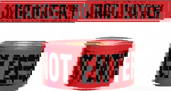Barricade Tape: Red, Message: