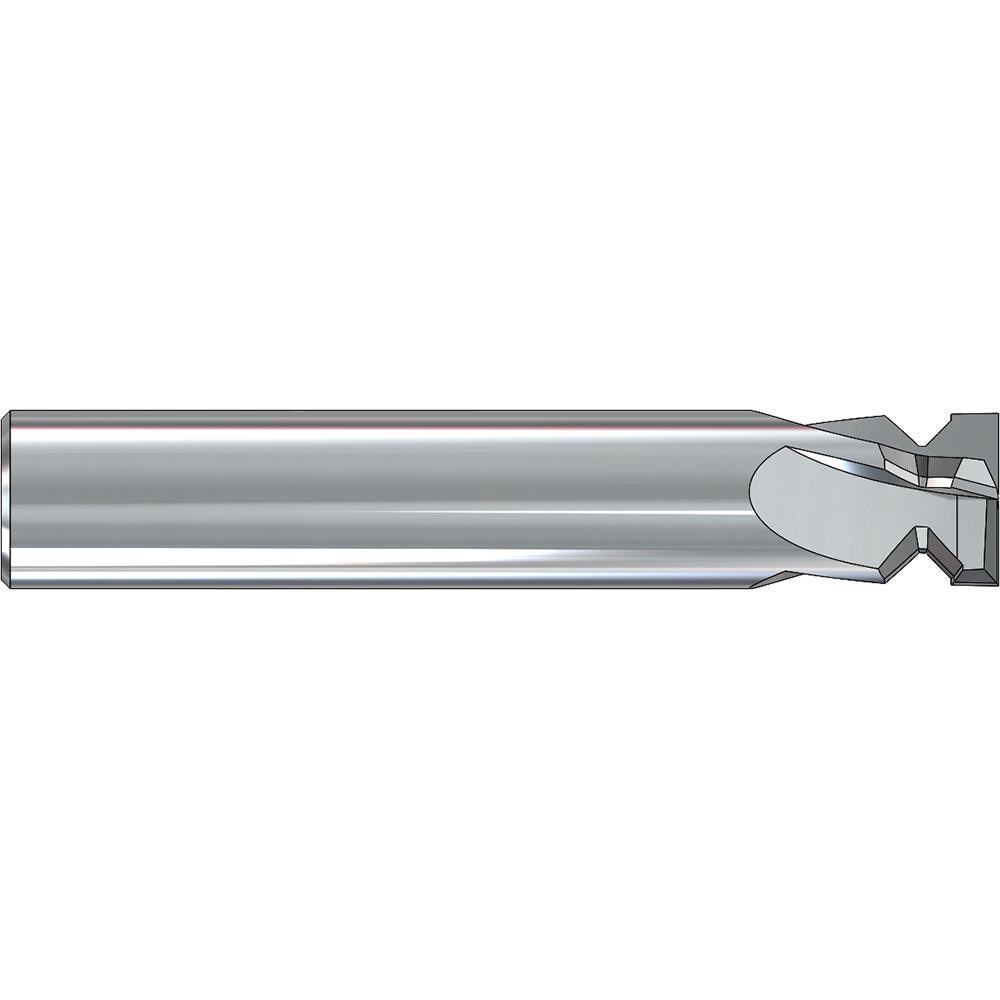 Picatinny Rail Form Cutters; Cutter Diameter (Decimal Inch): 0.4800 ; Included Angle: 90.00 ; Cutting Diameter (mm): 12.19 ; Minimum Width: 0.01 (Inch); Finish/Coating: Bright/Uncoated ; Overall Length (Inch): 3-1/2