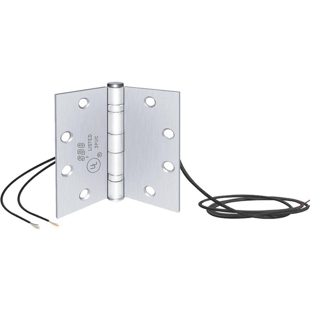 Commercial Hinges; Mount Type: Full-Mortise ; Hinge Material: Steel ; Length (Inch): 4-1/2 ; Finish: Satin Stainless Steel ; Door Leaf Height (Decimal Inch): 4.5000 ; Door Leaf Width (Decimal Inch): 2.2500