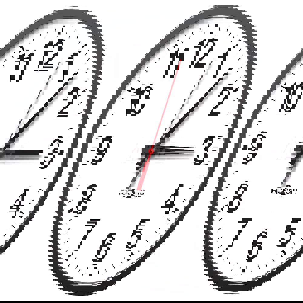 Clocks & Multi-Function Clocks; Type: Analog ; Color: White; Black