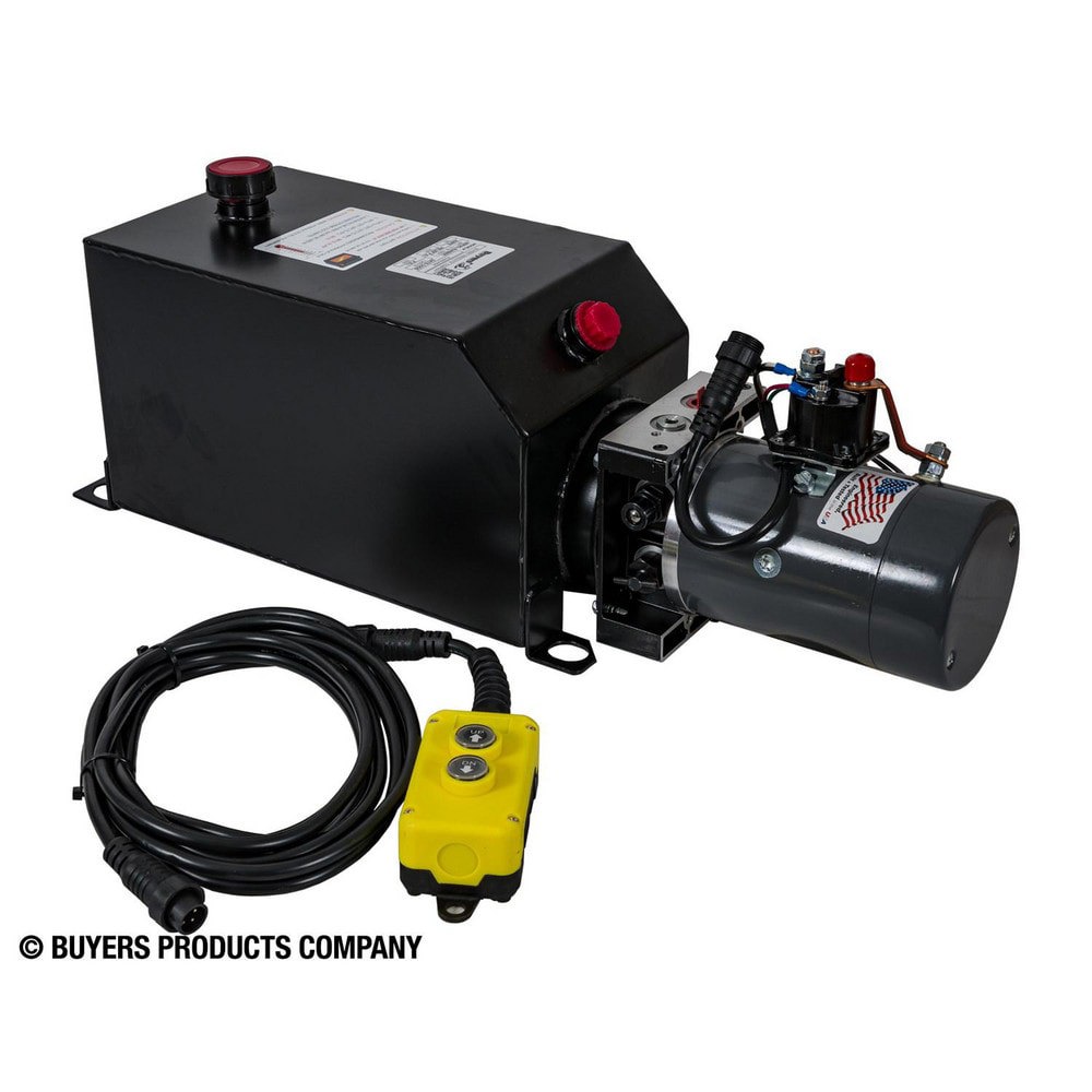 Hydraulic Power Units; Maximum Working Pressure: 2500.000psi ; Maximum Flow Rate: 8.0GPM ; Tank Capacity: 3gal ; Voltage: 12.00 ; Phase: None ; Overall Length: 23.55in