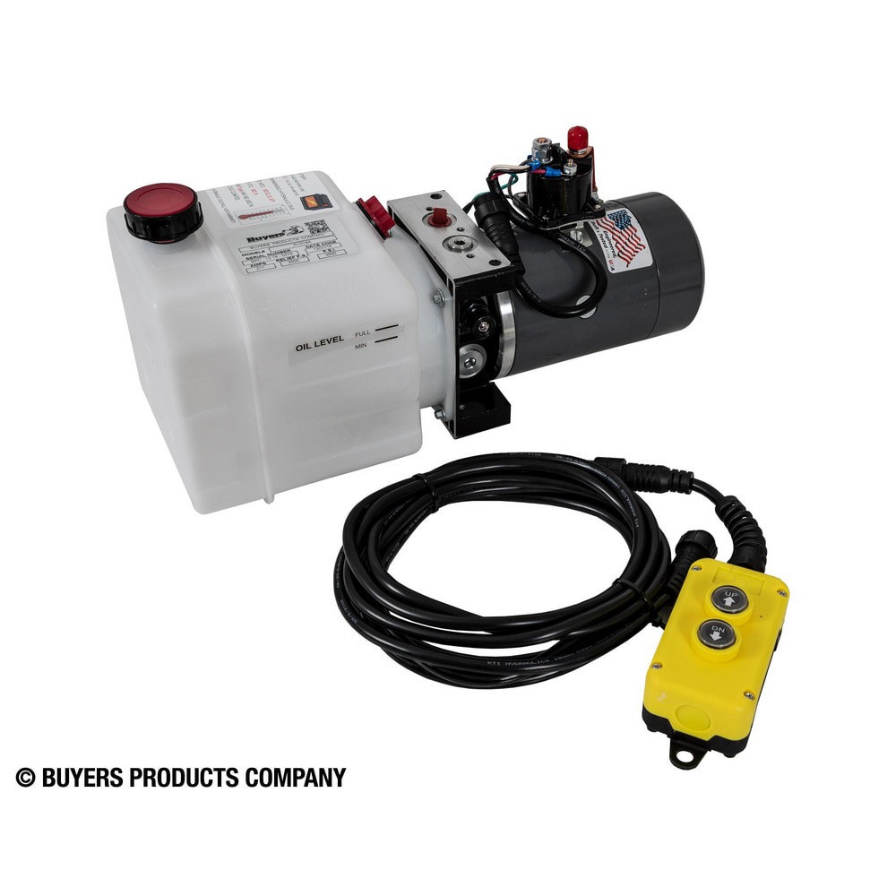 Hydraulic Power Units; Maximum Working Pressure: 2500.000psi ; Maximum Flow Rate: 0.0GPM ; Tank Capacity: 0.75gal ; Voltage: 12.00V ; Phase: None ; Overall Length: 16.59in