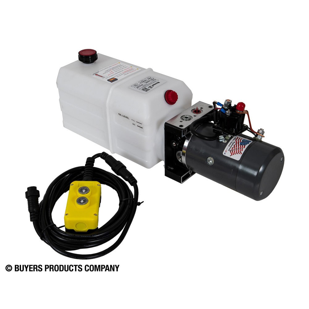 Hydraulic Power Units; Maximum Working Pressure: 2500.000psi ; Maximum Flow Rate: 0.0GPM ; Tank Capacity: 1.5gal ; Voltage: 12.00V ; Phase: None ; Overall Length: 21.84in