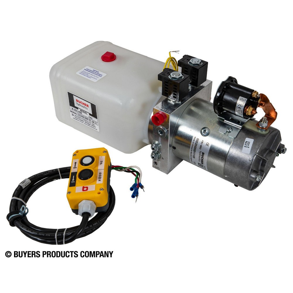 Hydraulic Power Units; Maximum Working Pressure: 2500.000psi ; Maximum Flow Rate: 8.0GPM ; Tank Capacity: 0.75gal ; Voltage: 12.00Vdc ; Phase: None ; Overall Length: 17.38in