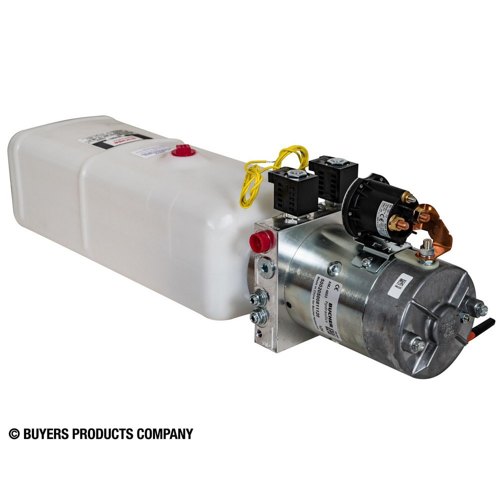 Hydraulic Power Units; Maximum Working Pressure: 2500.000psi ; Maximum Flow Rate: 8.0GPM ; Tank Capacity: 1.5gal ; Voltage: 12.00Vdc ; Phase: None ; Overall Length: 26.38in